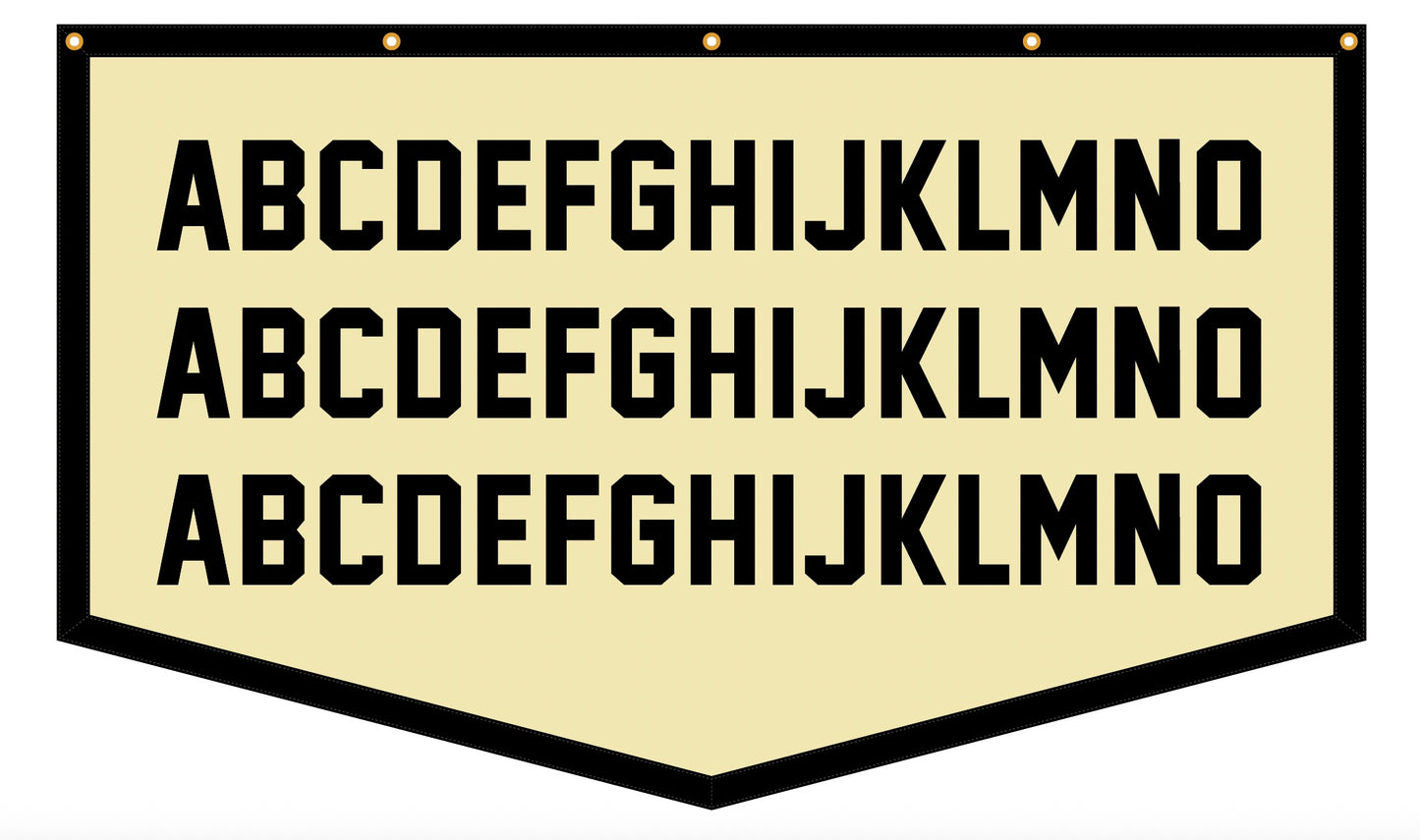 3'x5' Cut-And-Sewn 4-Sided Banner