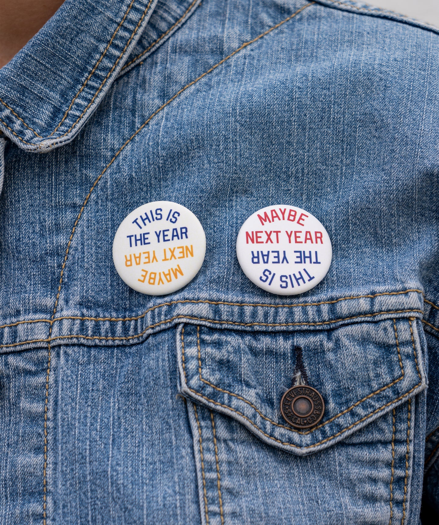 This Is The Year / Maybe Next Year Pin