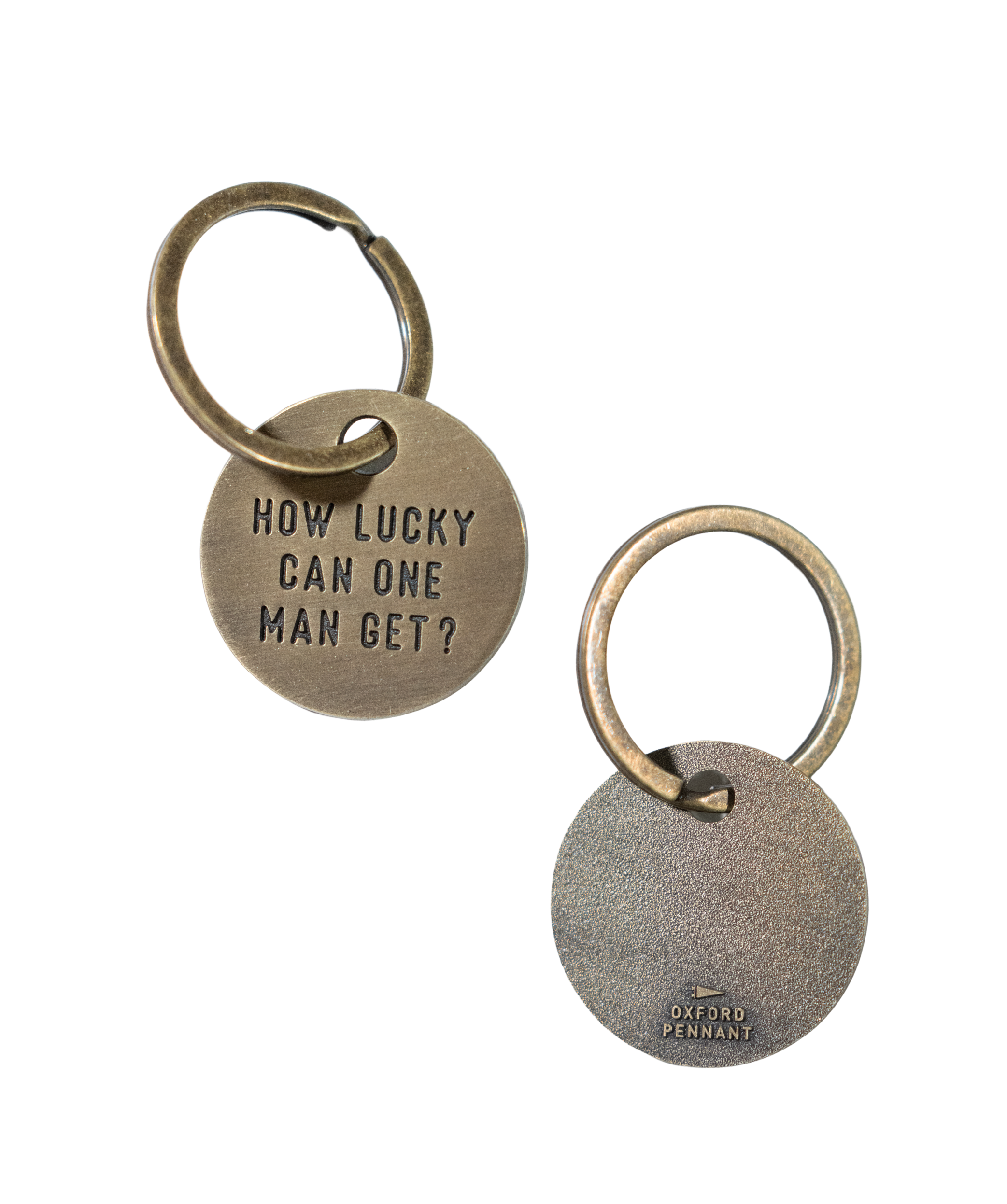 How Lucky Can One Man Get? Die Cast Keychain | John Prine x Oxford