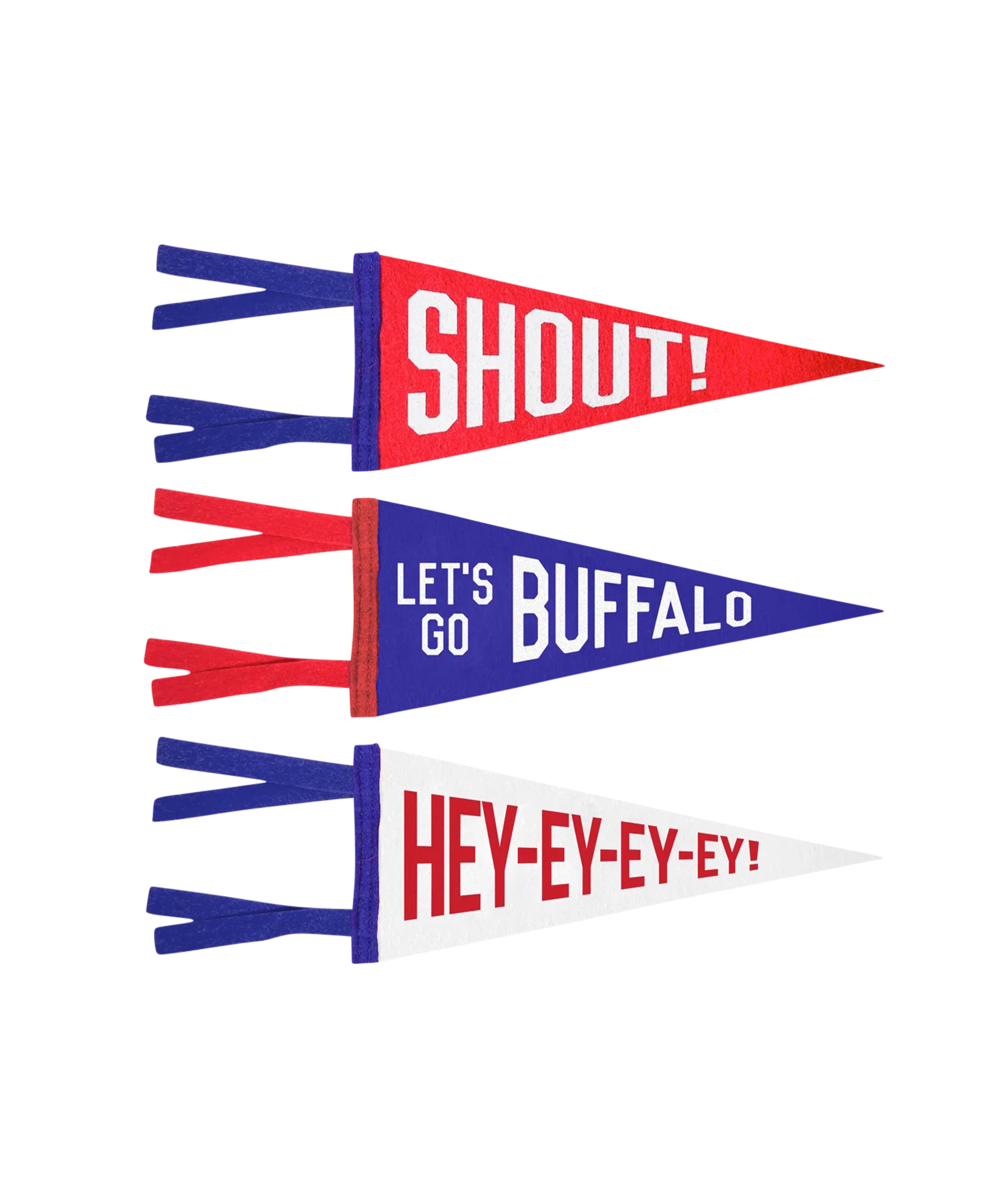 Illustrated Buffalo, NY Pennant