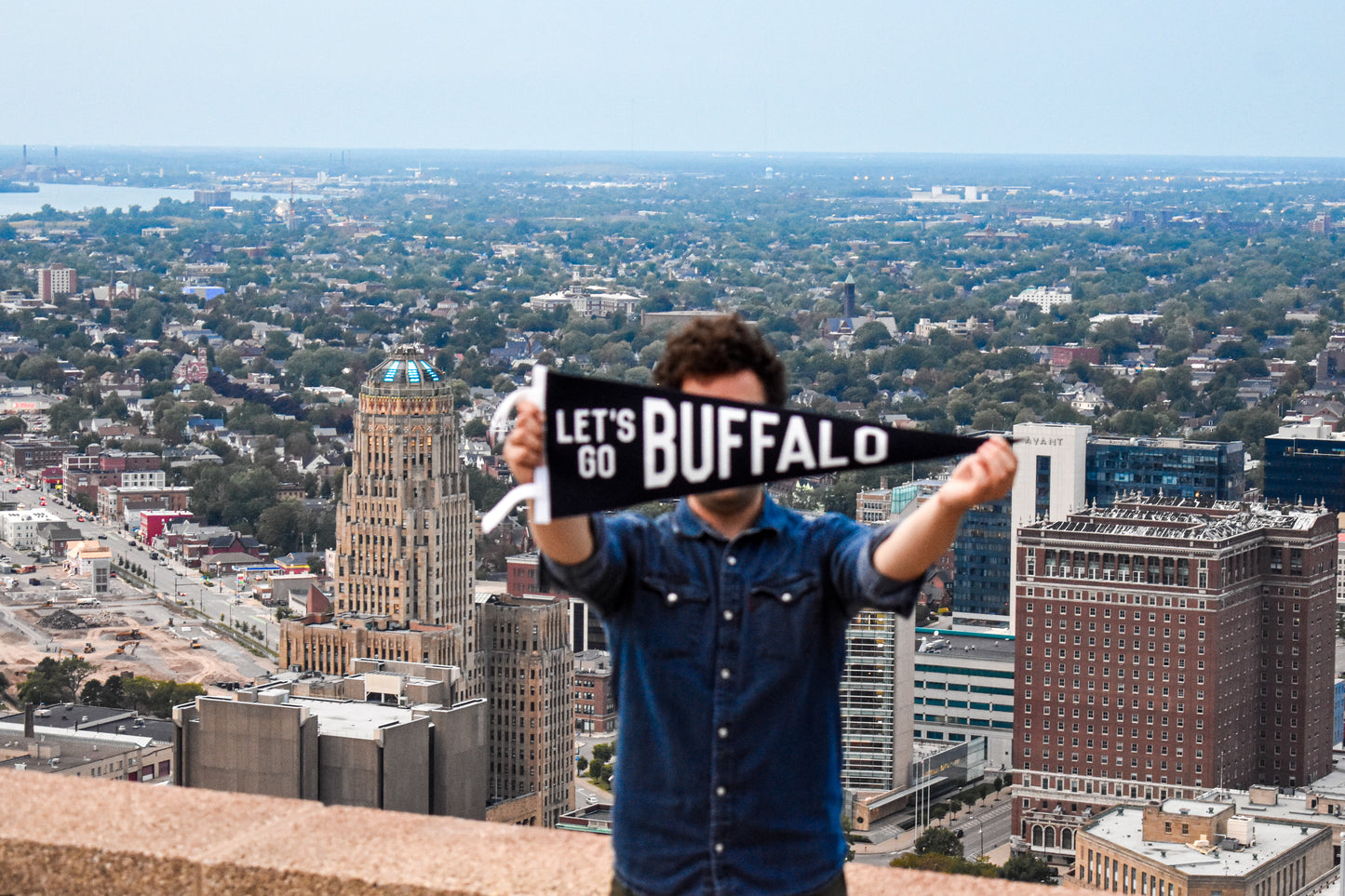 Let's Go Buffalo Pennant