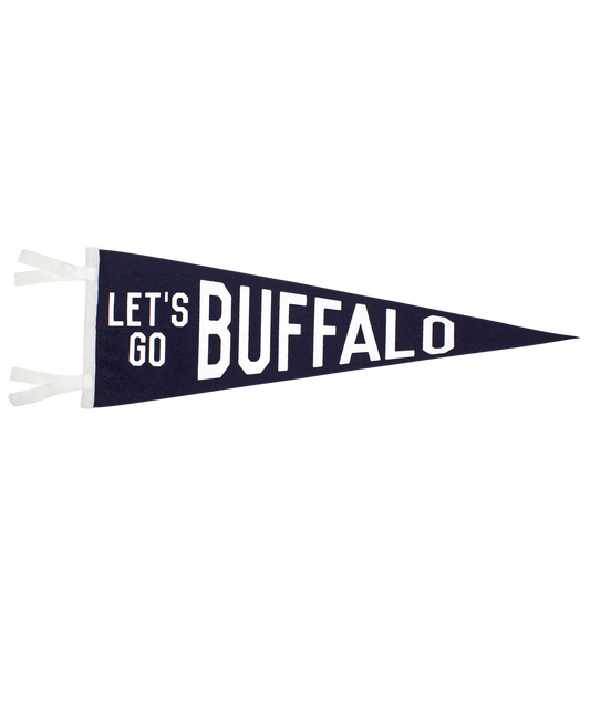 Let's Go Buffalo Pennant