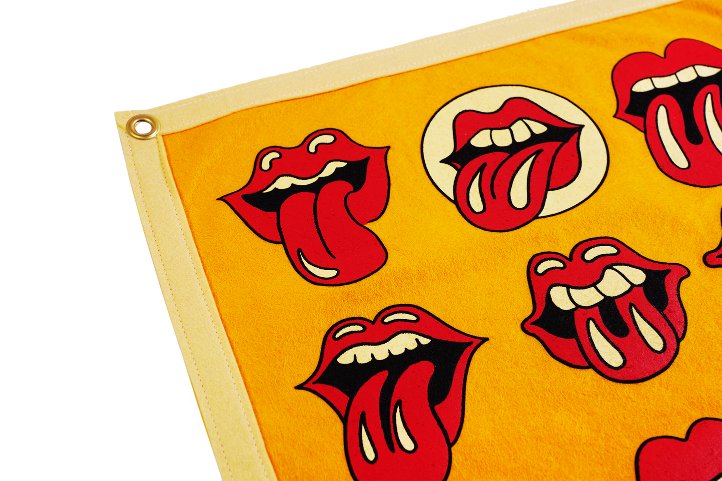 Lips Camp Flag • The Rolling Stones x Oxford Pennant