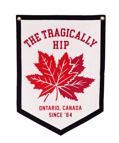The Tragically Hip Camp Flag • The Tragically Hip x Oxford Pennant