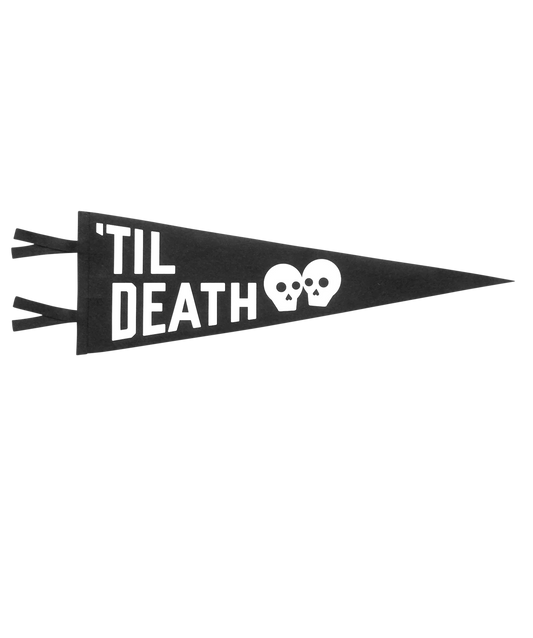 'Til Death Wedding Pennant