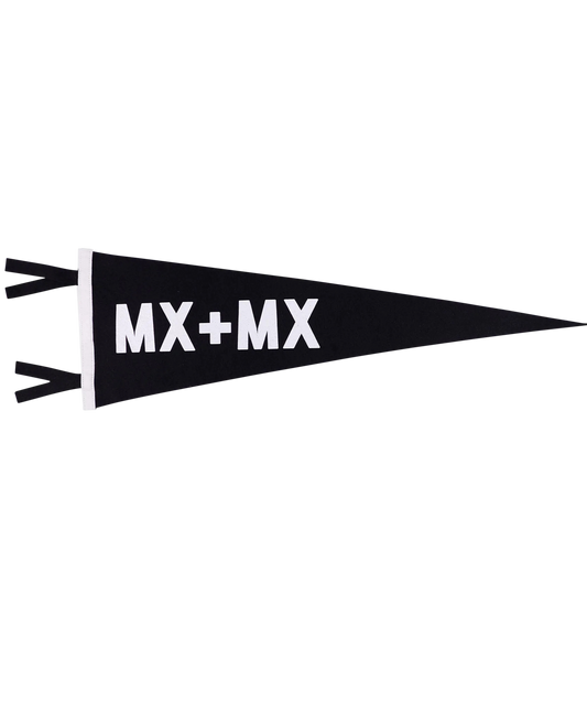 Mx + Mx Wedding Pennant