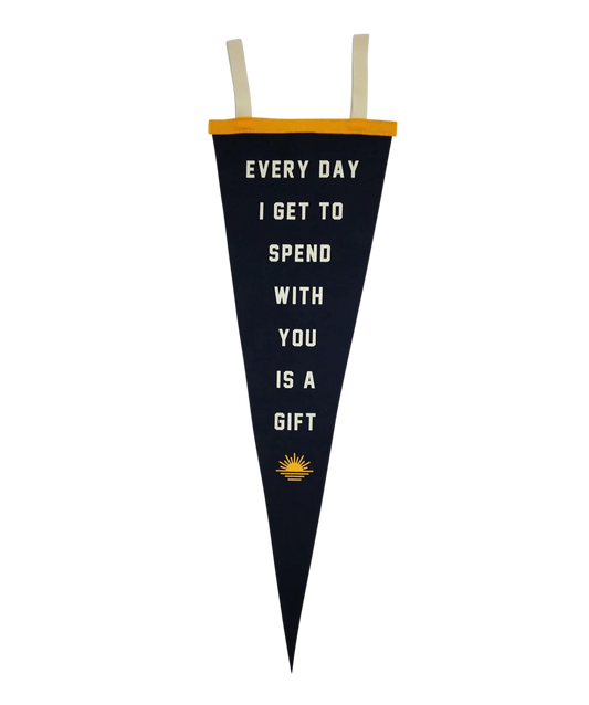 Every Day is a Gift Pennant •  Kelle Hampton x Oxford Pennant