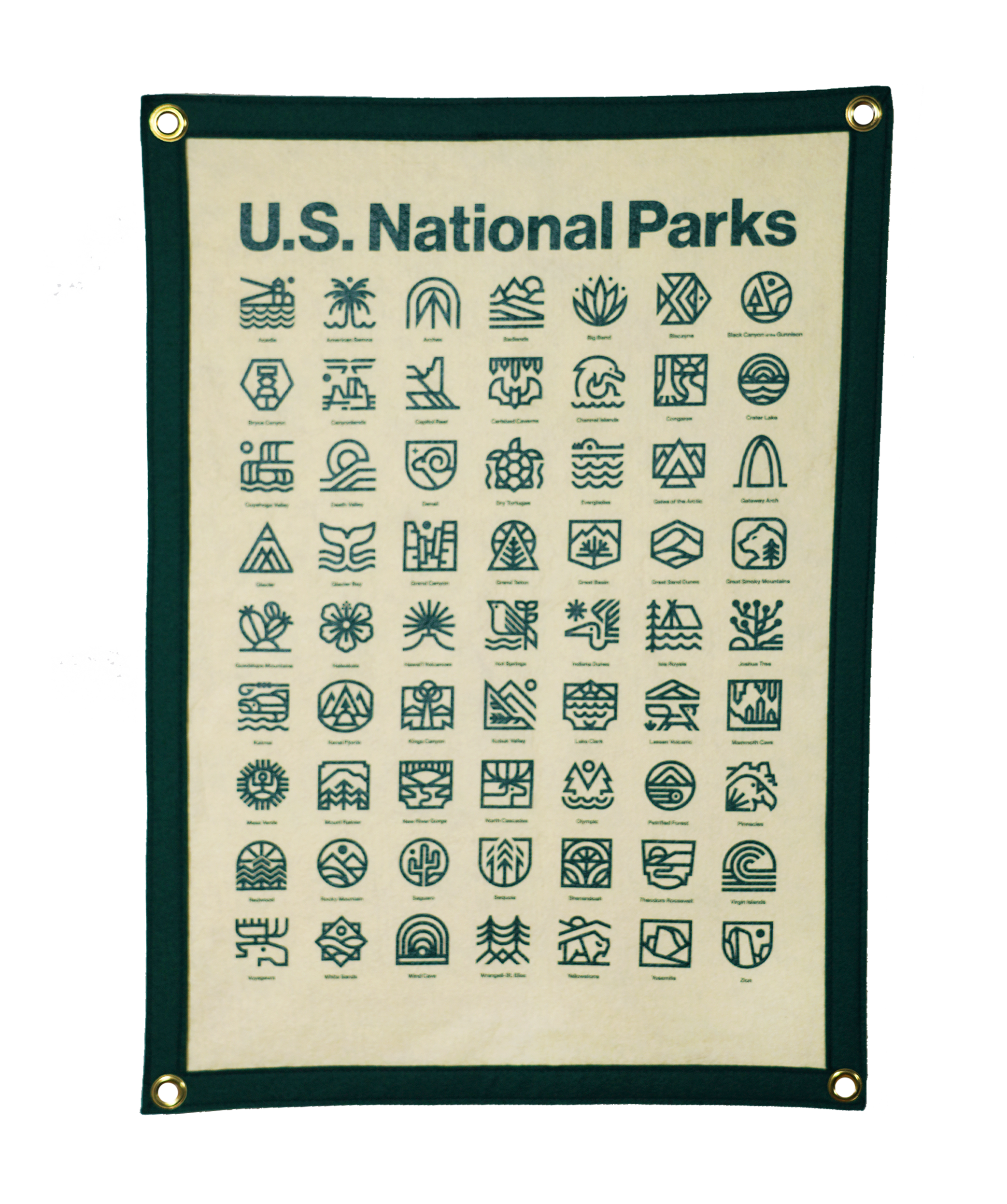 National Parks Camp Flag | Steve Wolf x Oxford Pennant National Parks Camp Flag | Steve Wolf x Oxford Pennant
