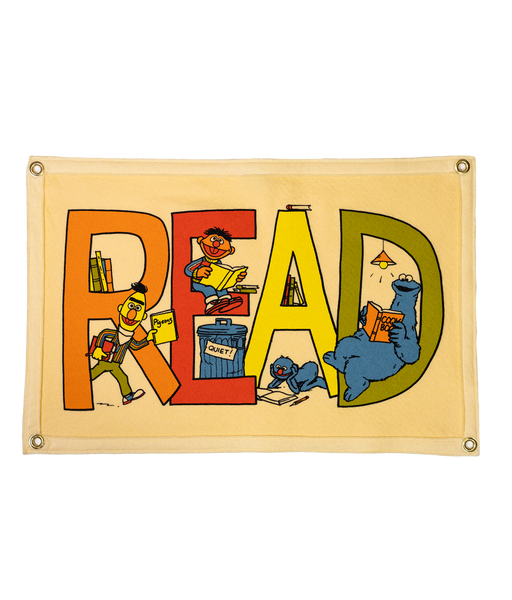 READ Camp Flag • Sesame Street x Oxford Pennant