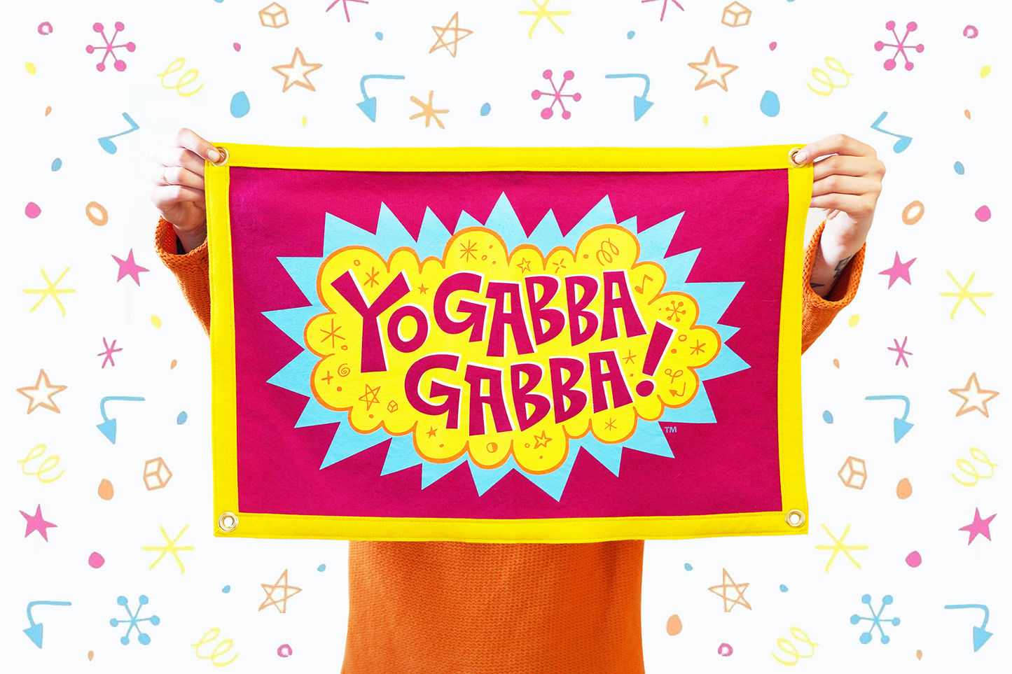 Yo Gabba Gabba! Camp Flag • Yo Gabba Gabba! x Oxford Pennant