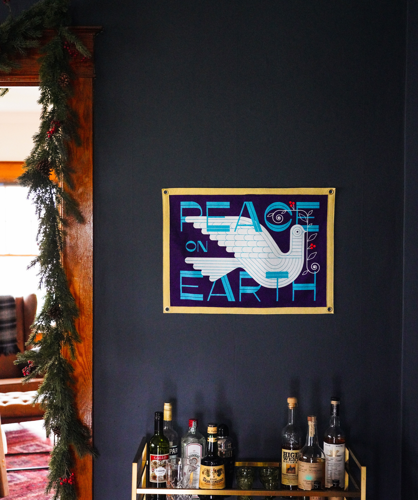 Peace On Earth Camp Flag • Invisible Creature x Oxford Pennant