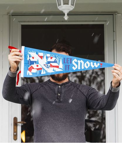 Let It Snow! Pennant • Invisible Creature x Oxford Pennant