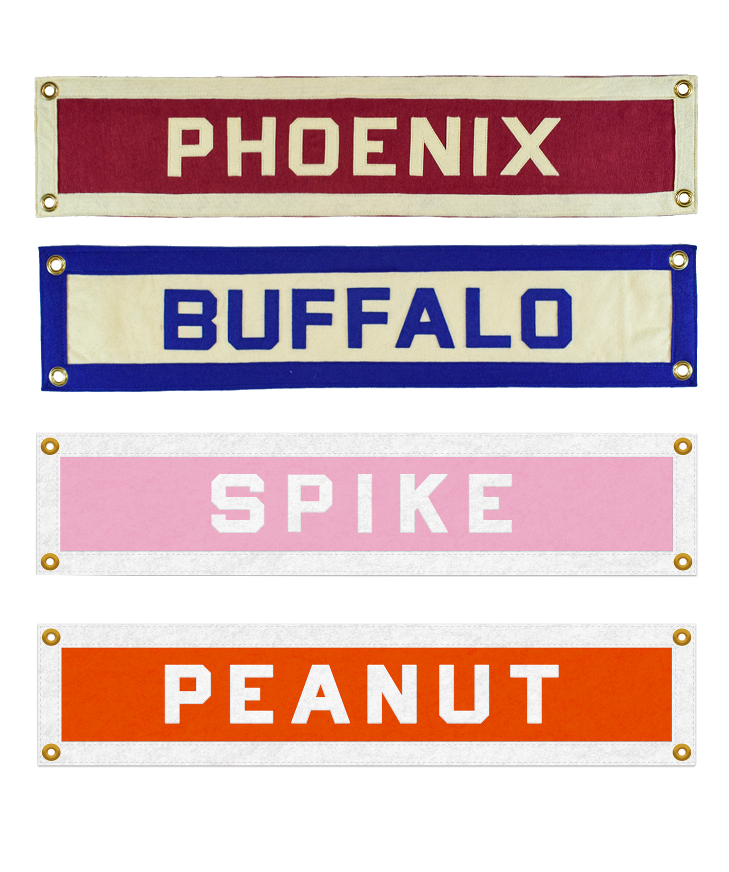 6"x28" Cut-And-Sewn Single Line Banner