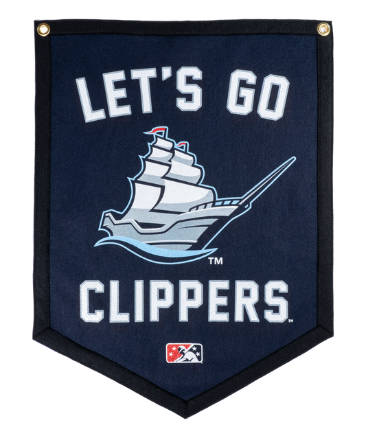 Let's Go Clippers Camp Flag | MiLB x Oxford Pennant