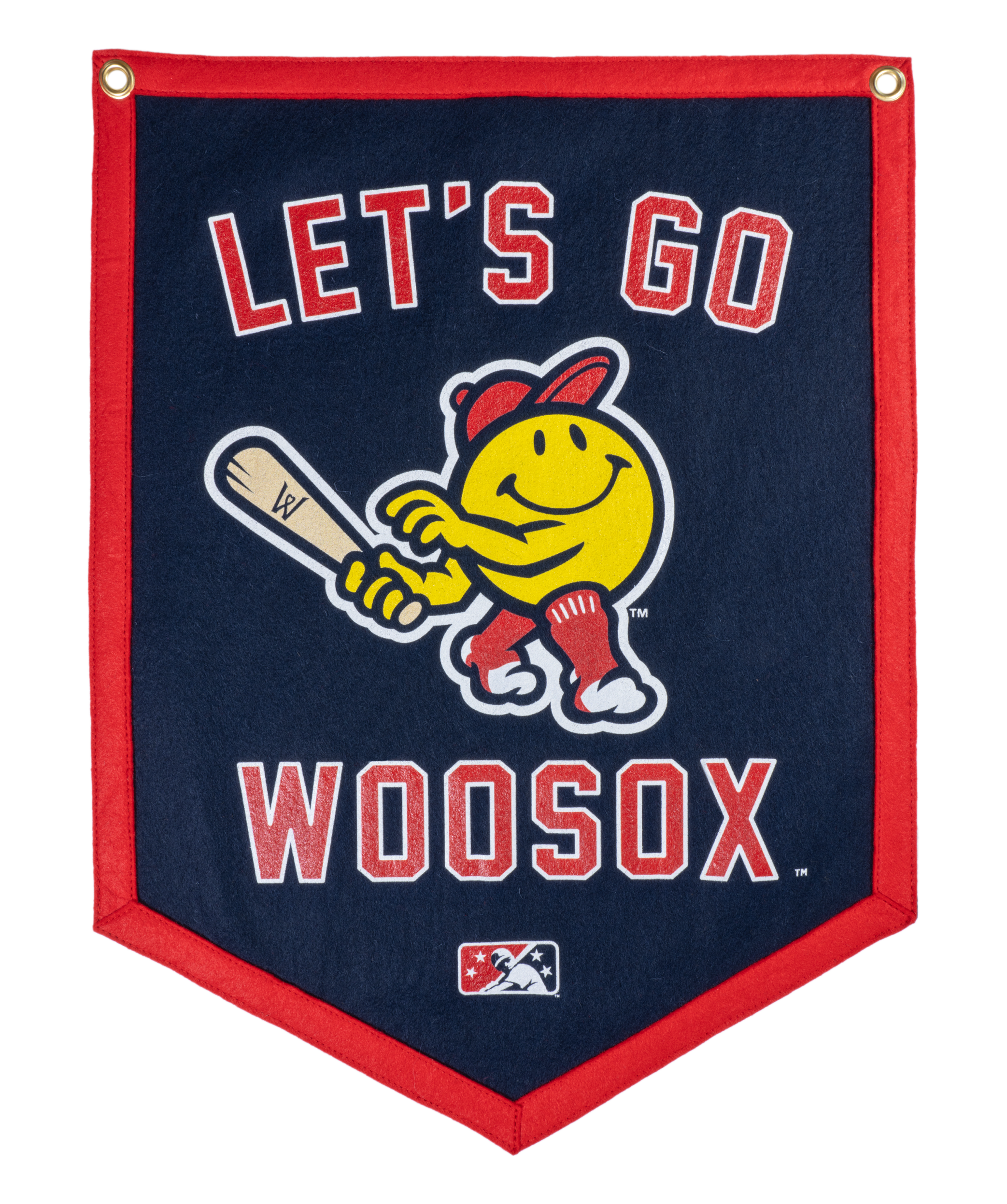 Let's Go Woosox Camp Flag