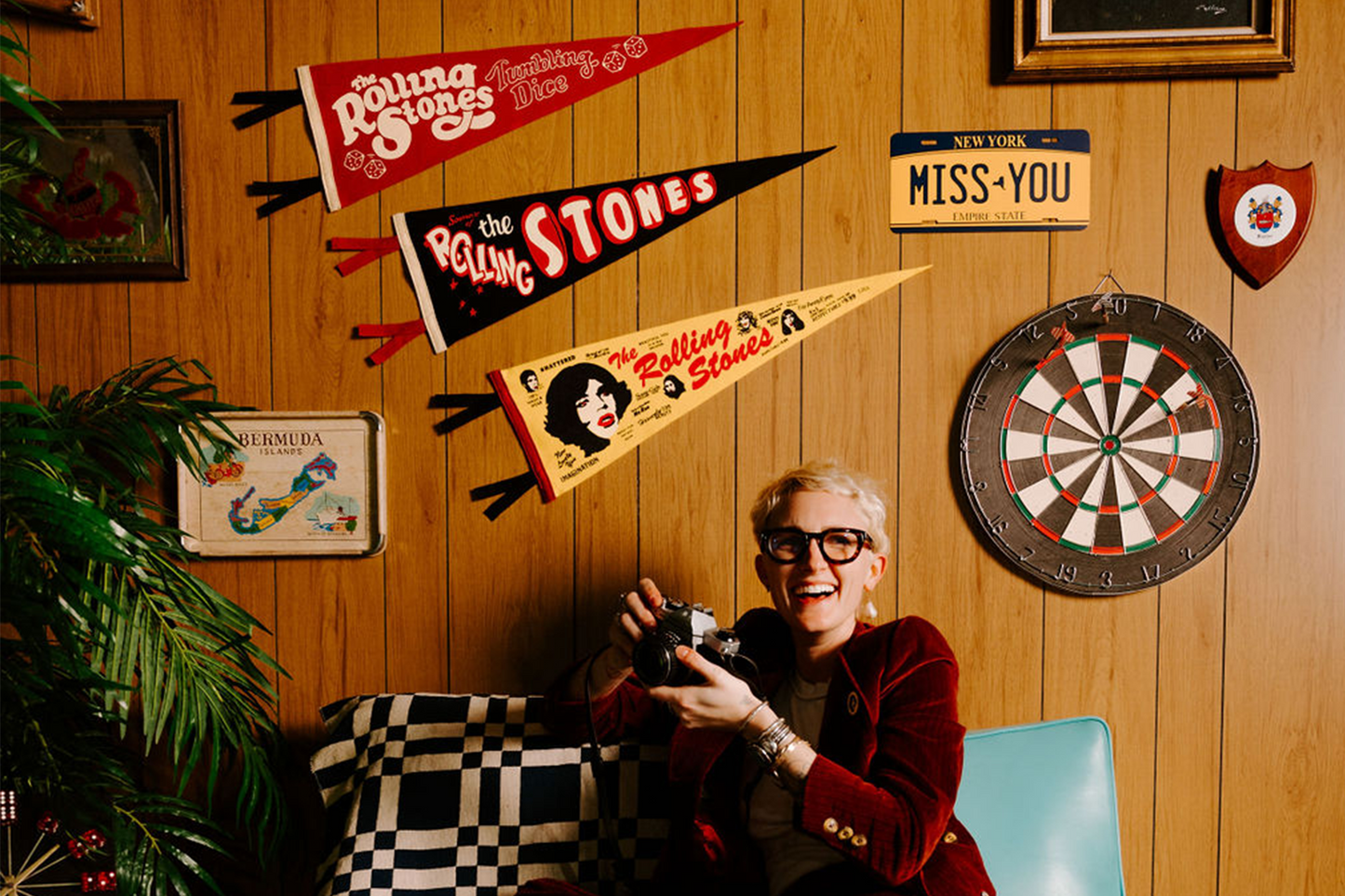 Souvenir of the Rolling Stones Pennant • The Rolling Stones x Oxford Pennant