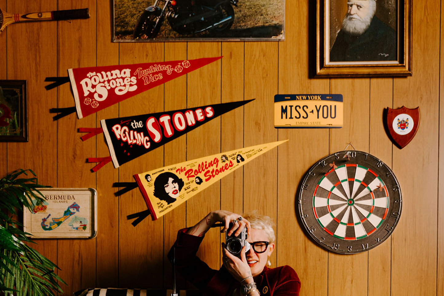 Tumbling Dice Pennant • The Rolling Stones x Oxford Pennant