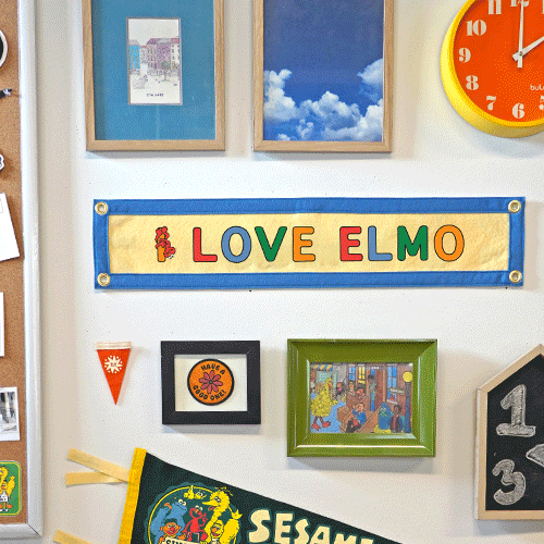 Personalized Elmo Name Camp Flag • Sesame Street x Oxford Pennant