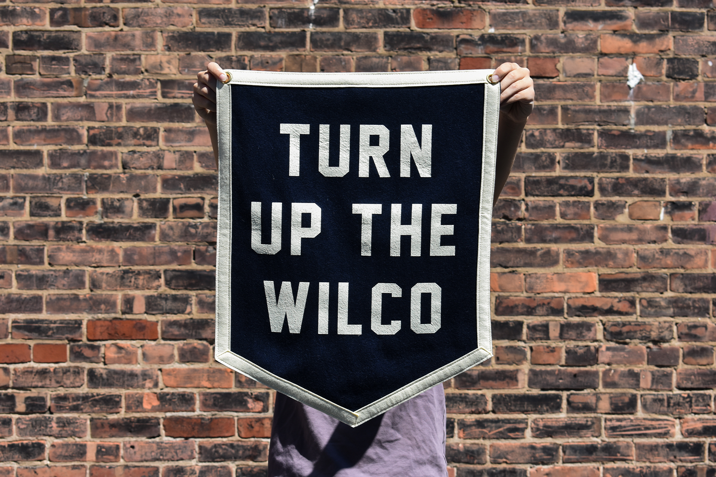 Turn Up The Wilco Camp Flag • Wilco x Oxford Pennant Original