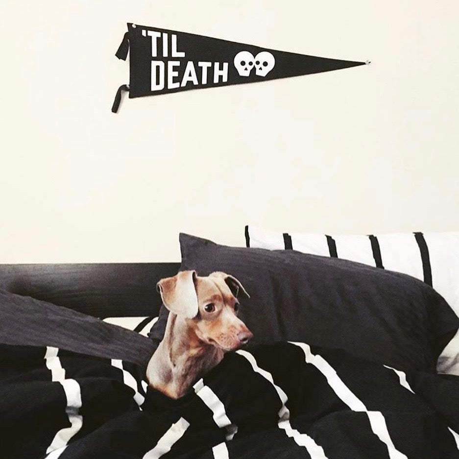 'Til Death Wedding Pennant