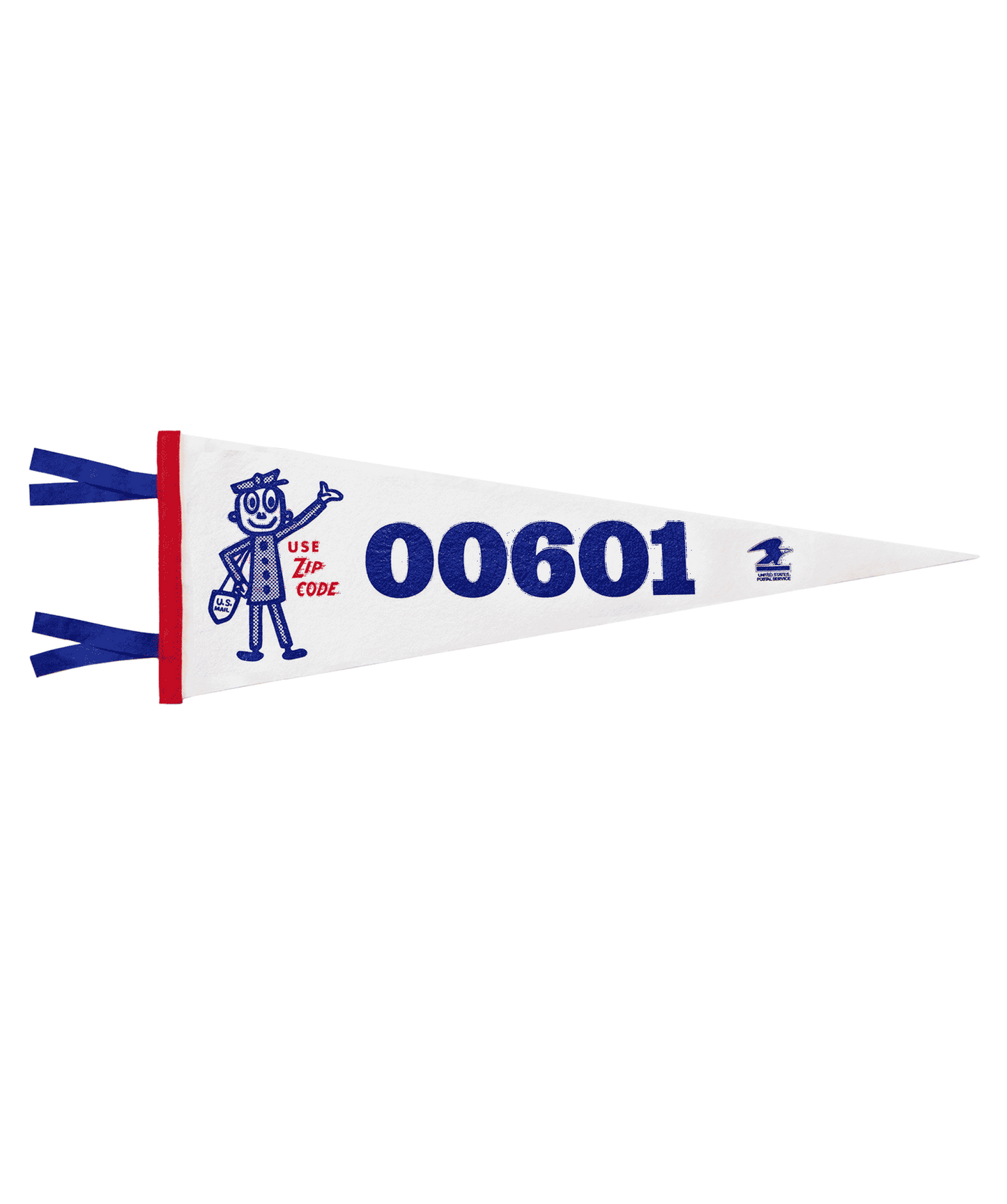 Personalized ZIP Code™ Pennant • USPS® x Oxford Pennant