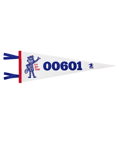 Personalized ZIP Code™ Pennant • USPS® x Oxford Pennant