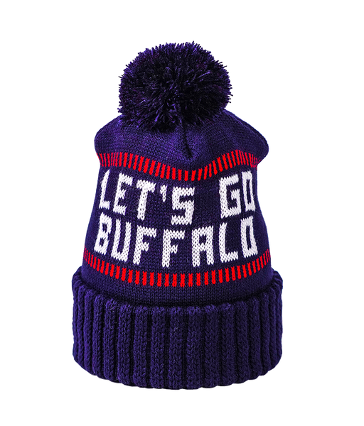 Let's Go Buffalo Knit Hat