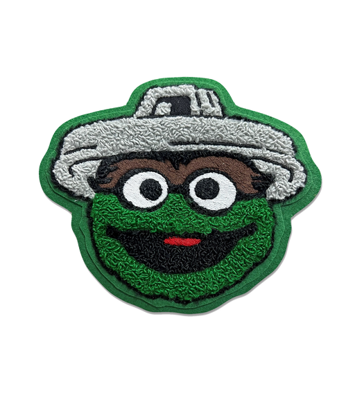 Oscar the Grouch Chenille Patch • Sesame Street x Oxford Pennant