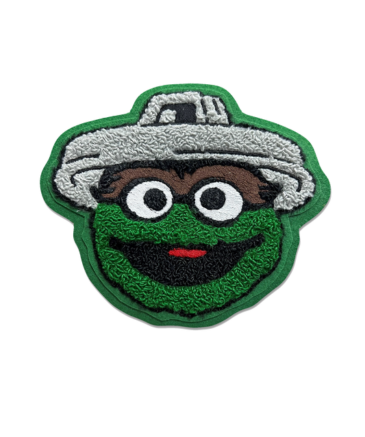 Oscar the Grouch Chenille Patch • Sesame Street x Oxford Pennant