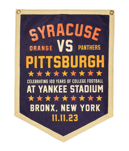 Pittsburgh vs Syracuse Commemorative Camp Flag