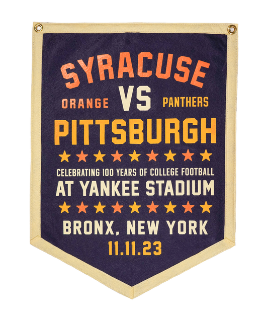 Pittsburgh vs Syracuse Commemorative Camp Flag