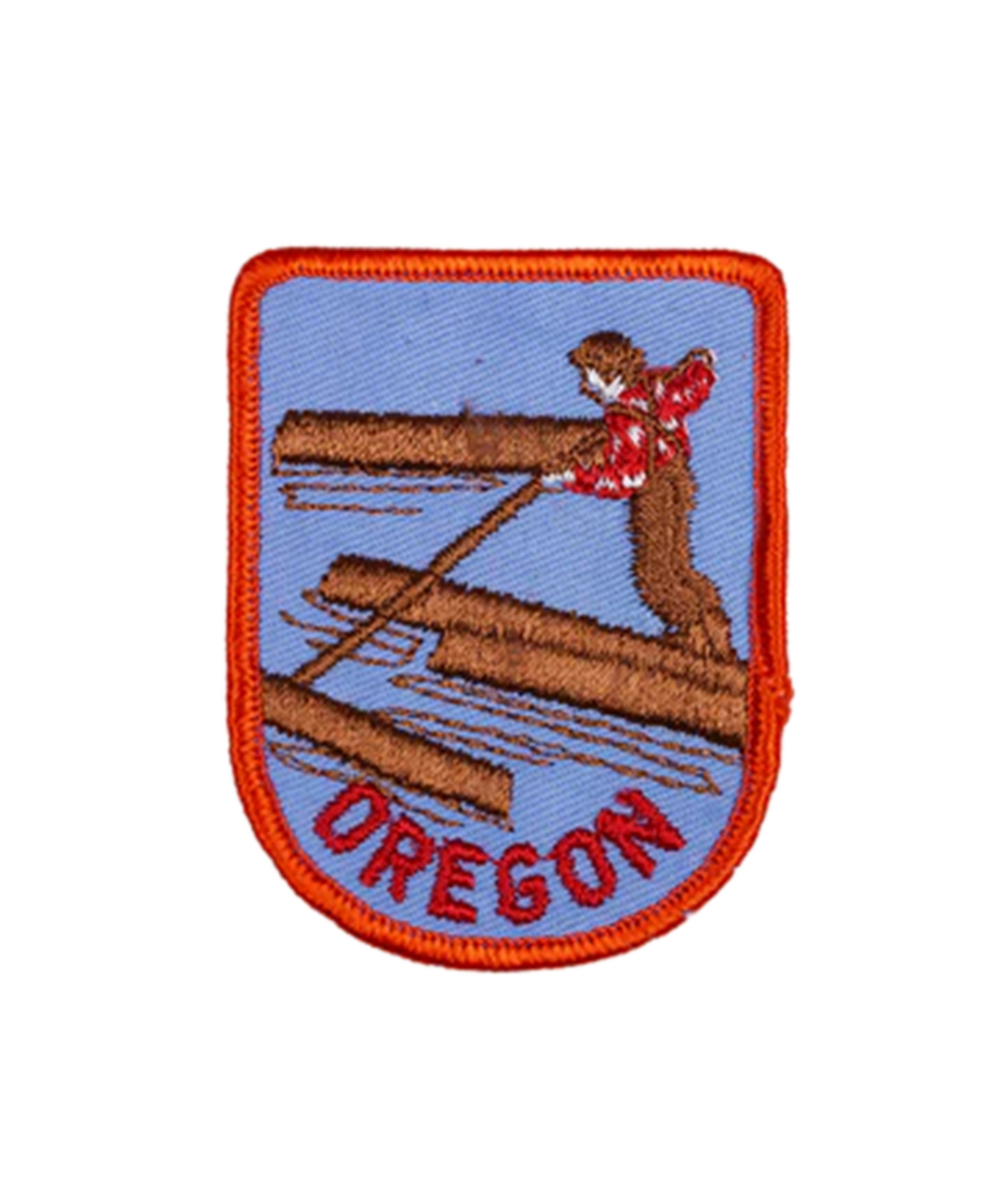 Vintage Oregon Embroidered Patch