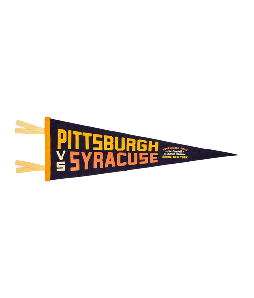 Pittsburgh vs Syracuse Commemorative Pennant