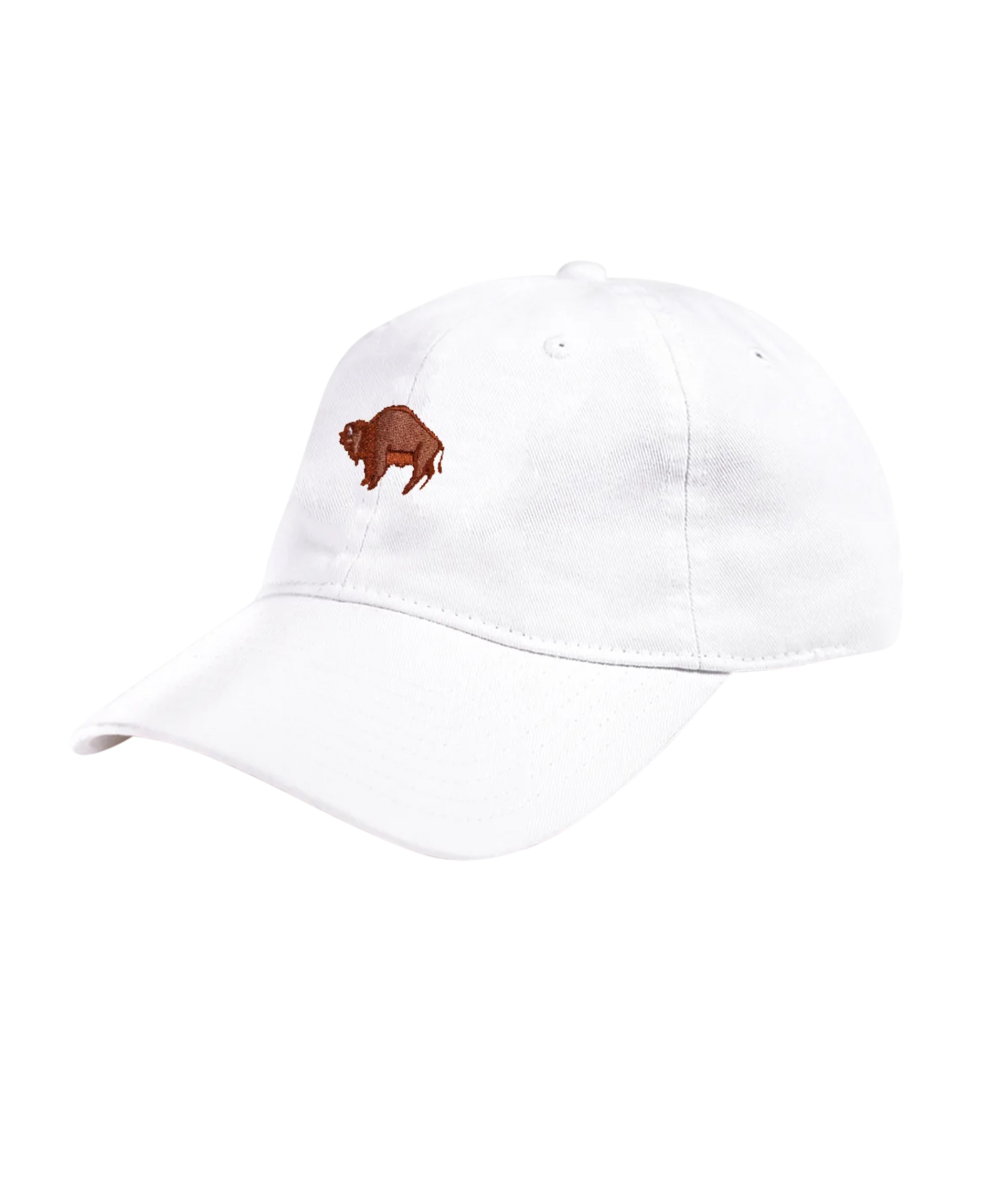 All white dad hat sales