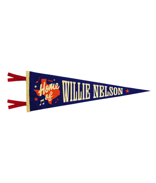 Home of Willie Nelson Pennant • Willie Nelson x Oxford Pennant