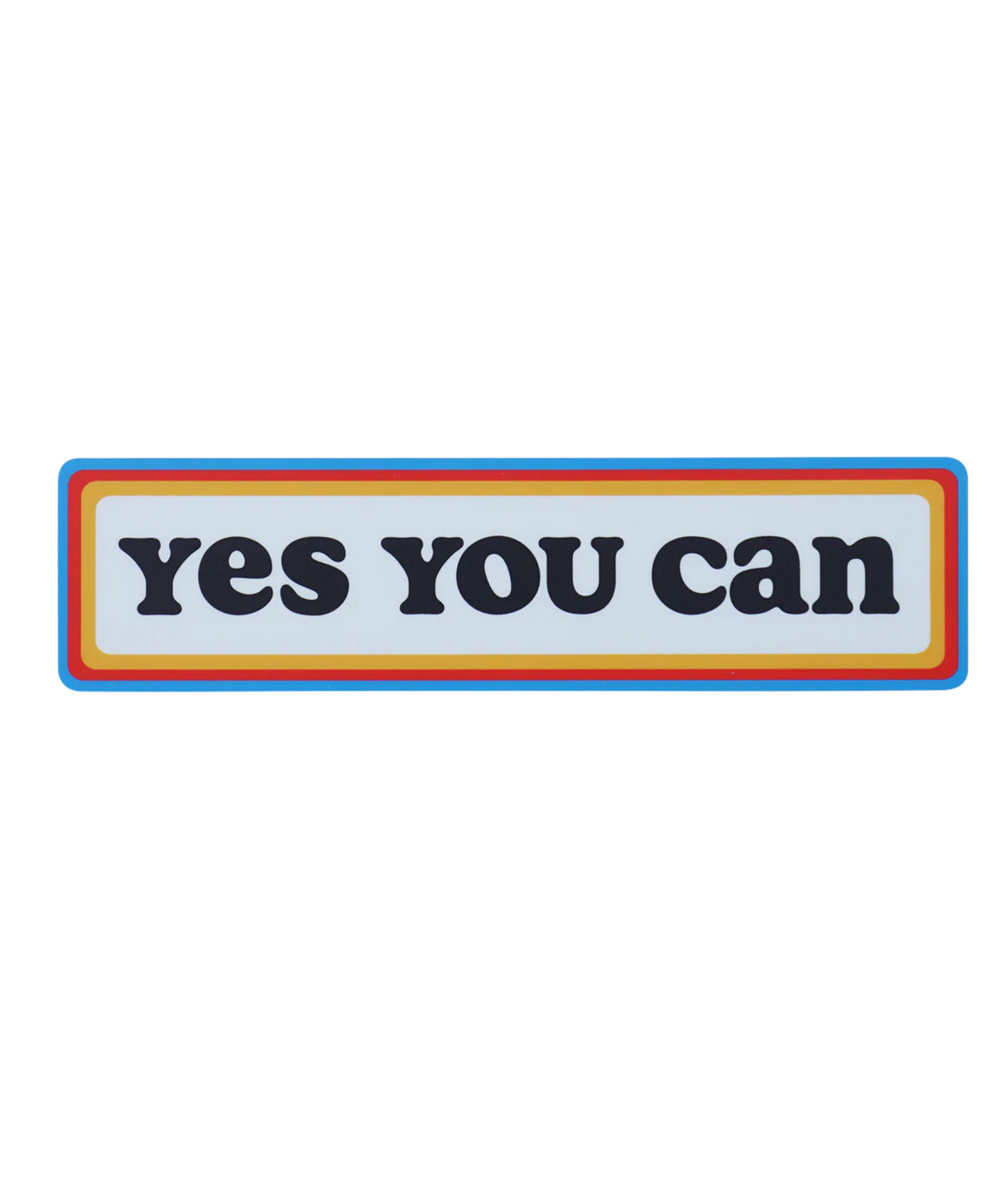 Yes You Can Rocker Sticker • Kelle Hampton x Oxford Pennant Original