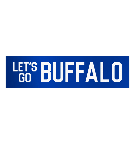 Let's Go Buffalo Bumper Sticker