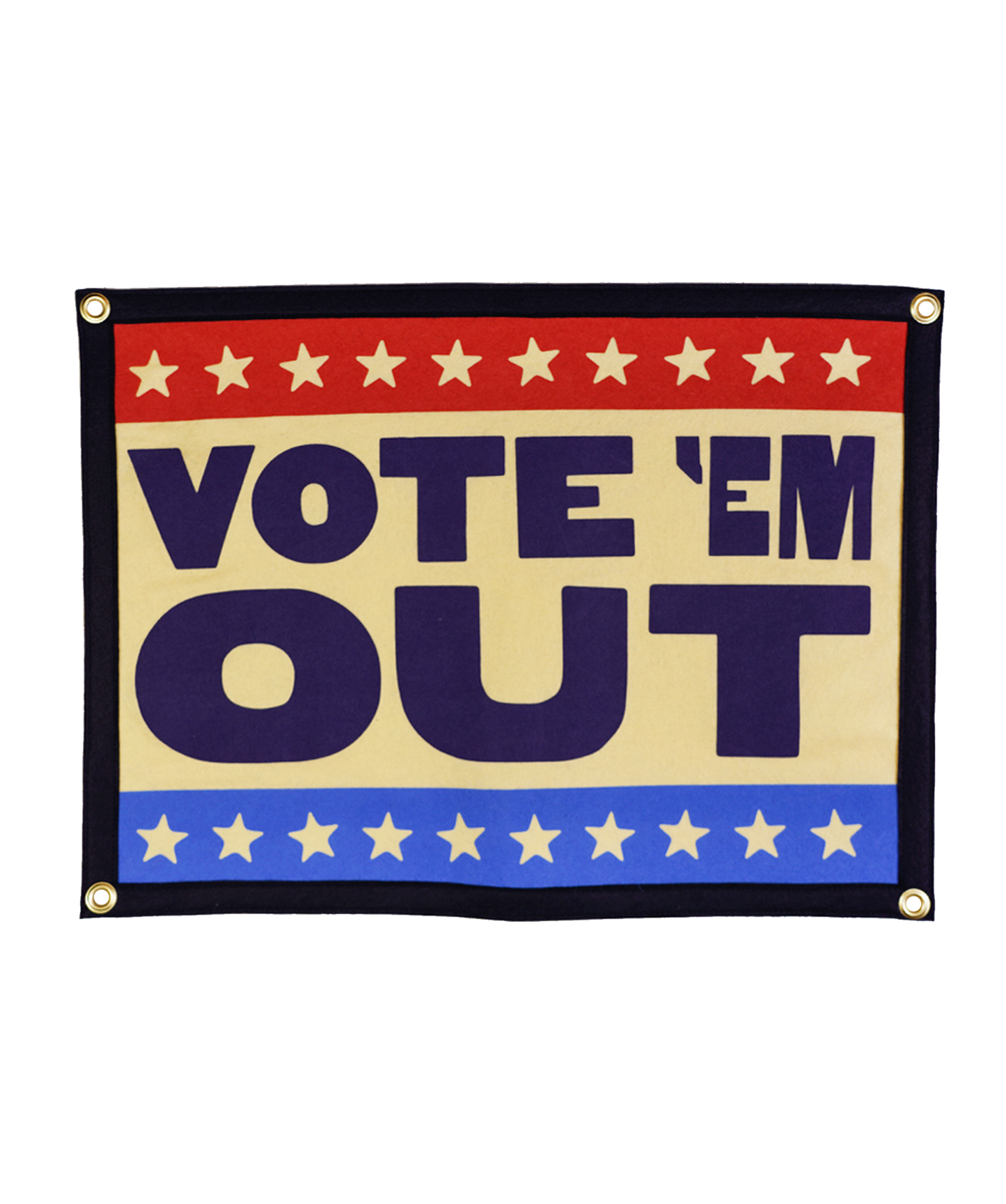 Vote Em Out Camp Flag • Willie Nelson x Oxford Pennant