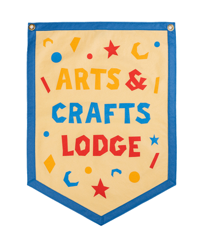 Arts & Crafts Lodge Camp Flag • Kelle Hampton x Oxford Pennant