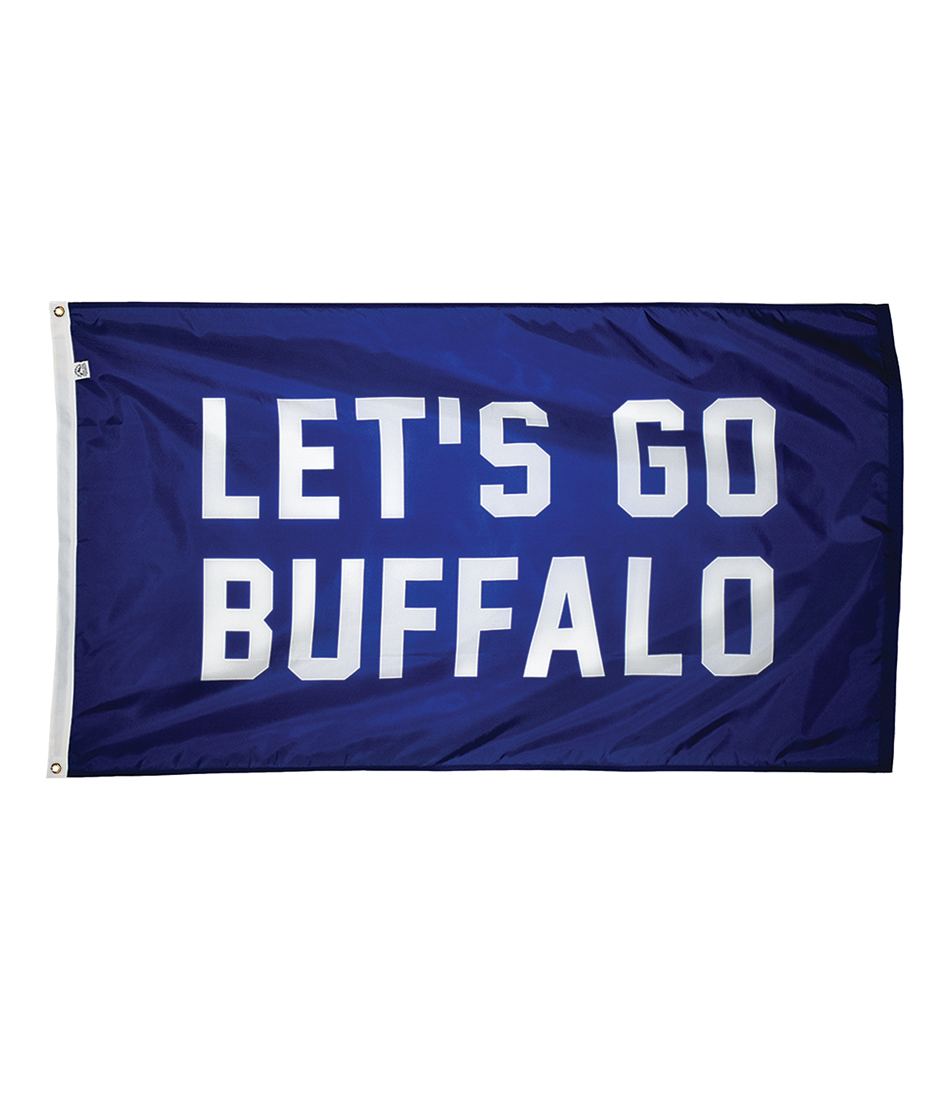 Let's Go Bisons Camp Flag