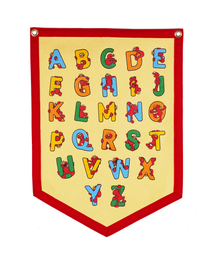 Elmo Alphabet Camp Flag • Sesame Street x Oxford Pennant
