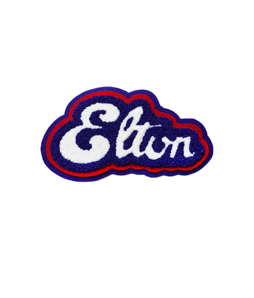 Elton Script Chenille Patch • Elton John x Oxford Pennant