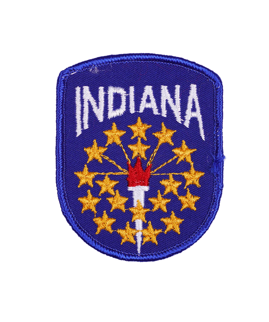 Vintage Indiana Embroidered Patch