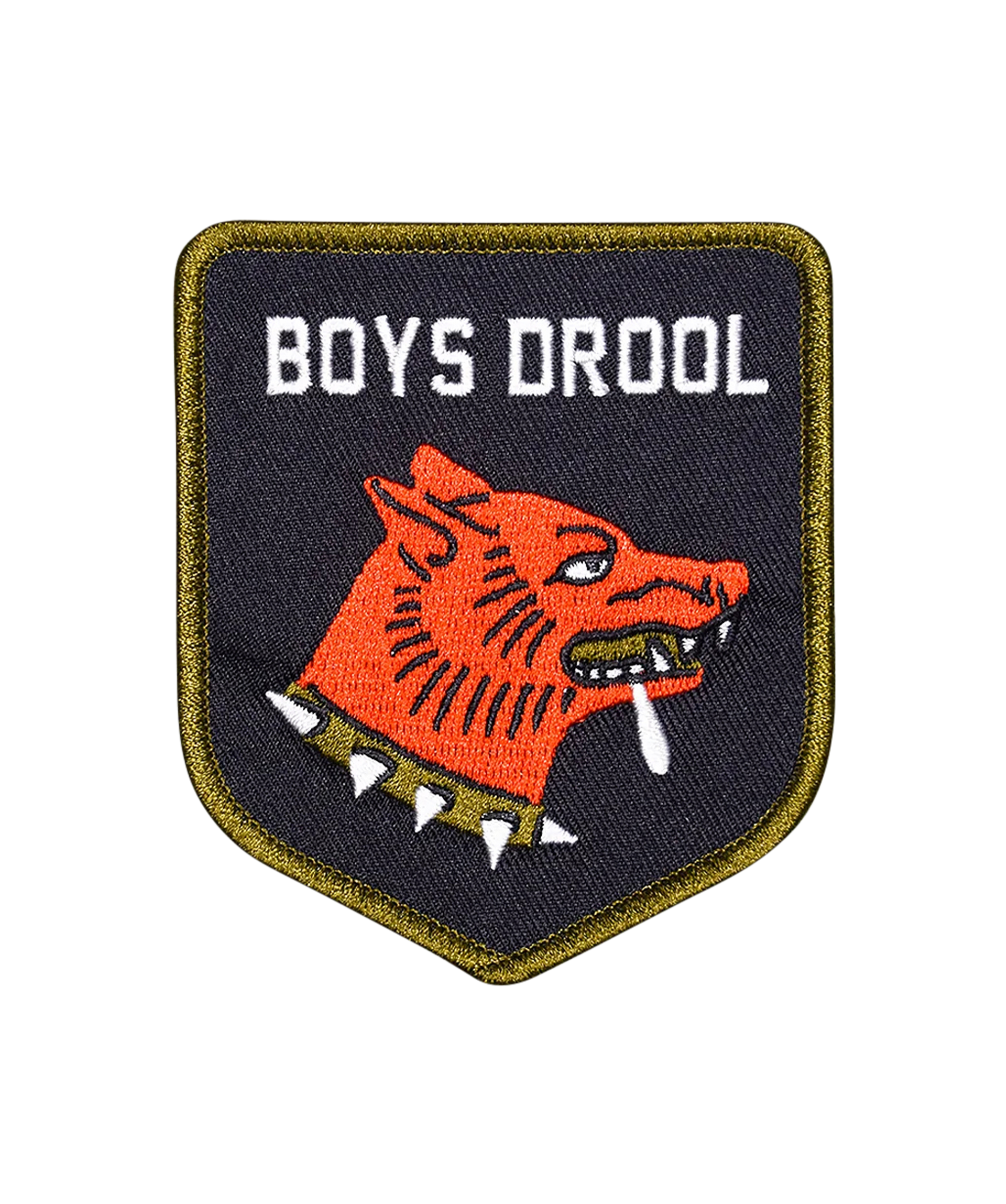 Boys Drool Embroidered Patch