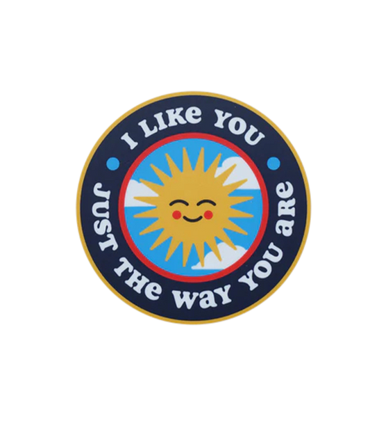 Just The Way You Are Sticker • Kelle Hampton x Oxford Pennant Original