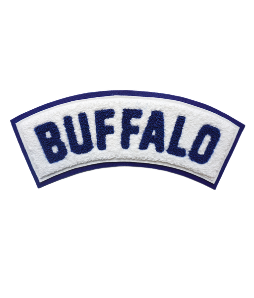 Buffalo Rocker Chenille Patch