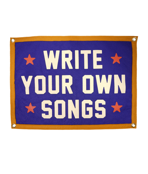 Write Your Own Songs Camp Flag • Willie Nelson x Oxford Pennant