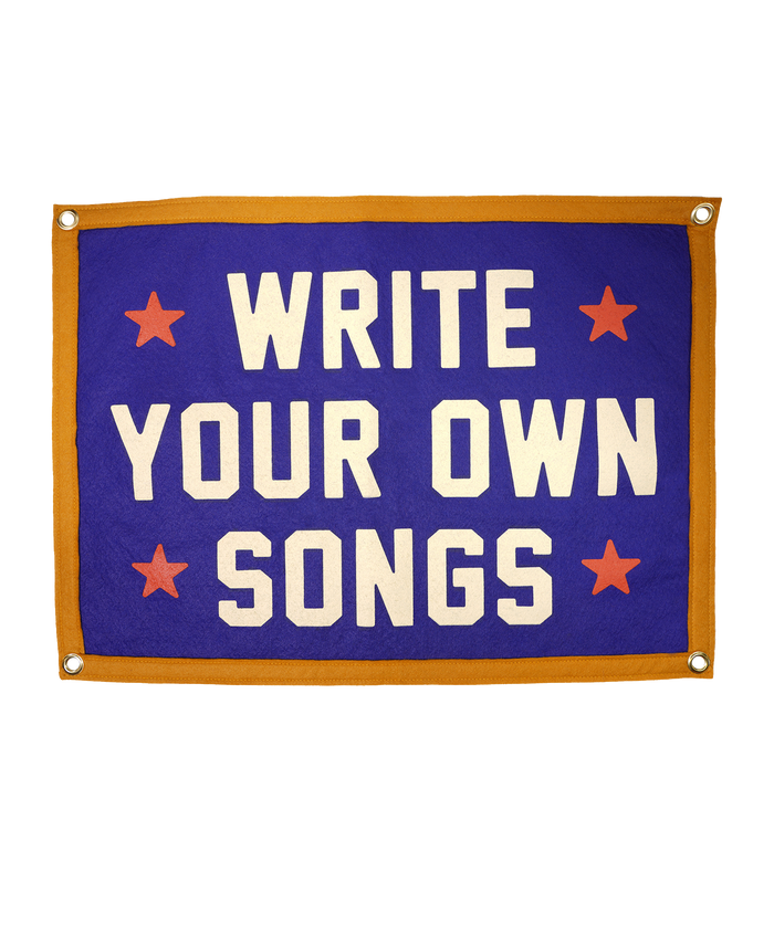 Write Your Own Songs Camp Flag • Willie Nelson x Oxford Pennant