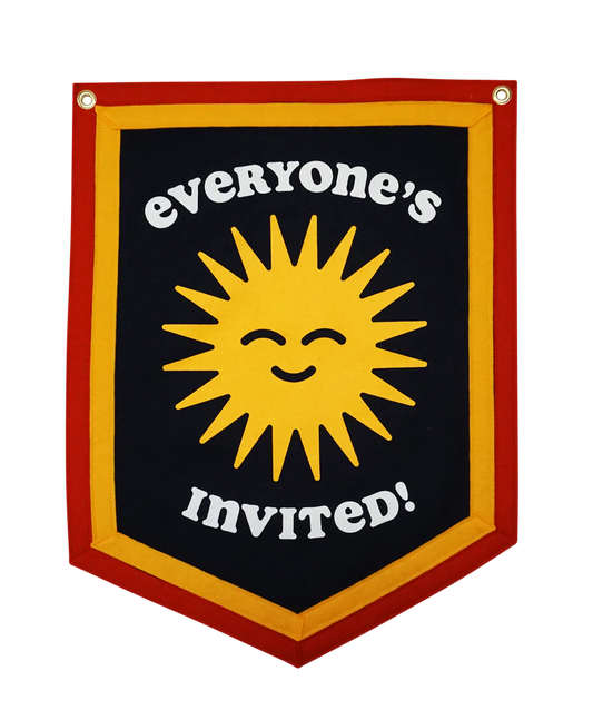 Everyone's Invited Camp Flag • Kelle Hampton x Oxford Pennant Original