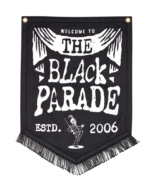 The Black Parade Established 2006 Camp Flag • MCR x Oxford Pennant